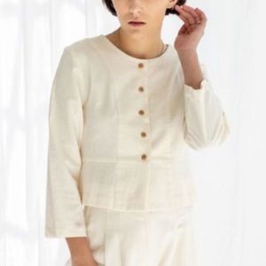 Ilana Kohn Rose Button Shirt Top